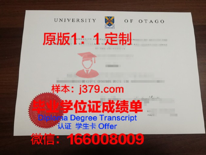 奥塔哥理工学院毕业证Diploma文凭成绩单